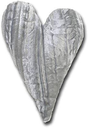 4" Handmade Velvet Essence Heart Sachet Pillow – Flaxseed Fill, Lavender Scented by CandiAndi