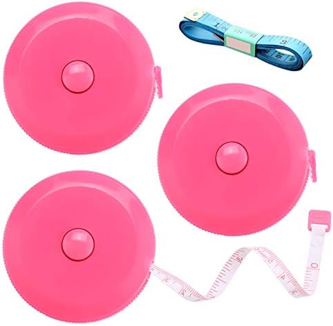 Tape Measure Retractable, Fabric Measuring Tape, 60 Inch Small Sewing Tailor by BUSHIBU
