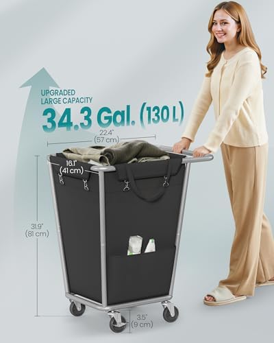 SONGMICS 1-Section Laundry Basket - Image 6