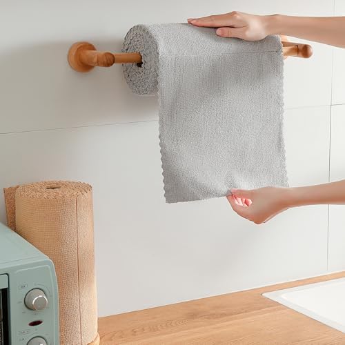 80 Pack Microfiber Cleaning Cloth Roll, Lint Free Rags & Tear Away Reusable - Image 4