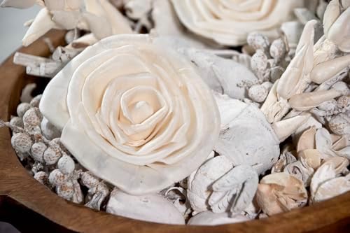 Linen White Fragrance Potpourri Bag Home Décor | Floral Petals Vase & Bowl - Image 7
