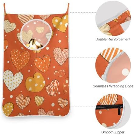 1PC Hanging Laundry Hamper Bag Over the Door Laundry Hamper Wall Hamper Large - Image 6