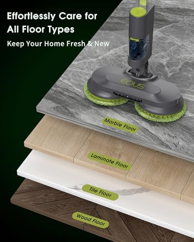 eous Cordless Electric Mop, Electric Spin Mop - Image 4