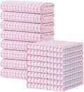 Kitinjoy Cotton 16 Pack Kitchen Towels and Dishcloths Sets by Kitinjoy