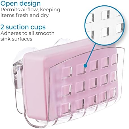 iDesign Plastic Sponge Holder - Image 4