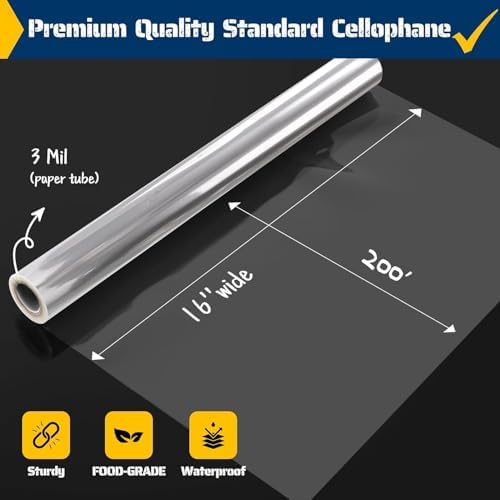Vanhench Clear Cellophane Wrap - Image 3