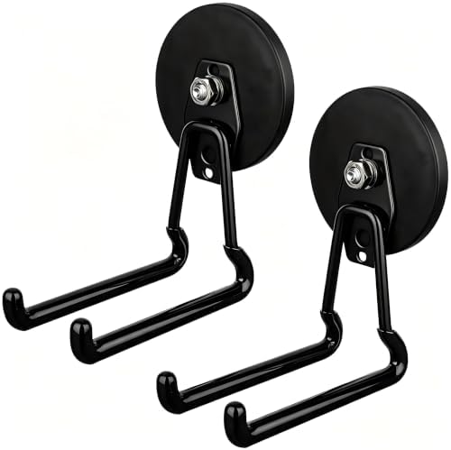 MUTUACTOR Upgraded Magnetic Hooks Heavy Duty, 40lbs Anti-Scratch Garage Large by MUTUACTOR