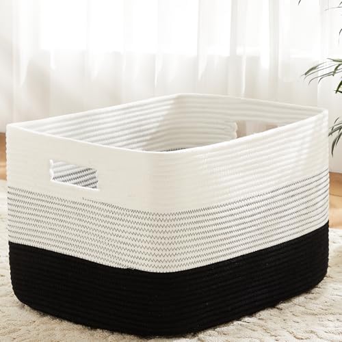 Artfeel Blanket Basket, Rectangle Woven Baskets by Artfeel