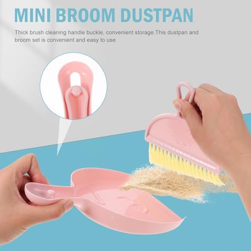 3 Sets Mini Dustpan and Brush Set - Image 6