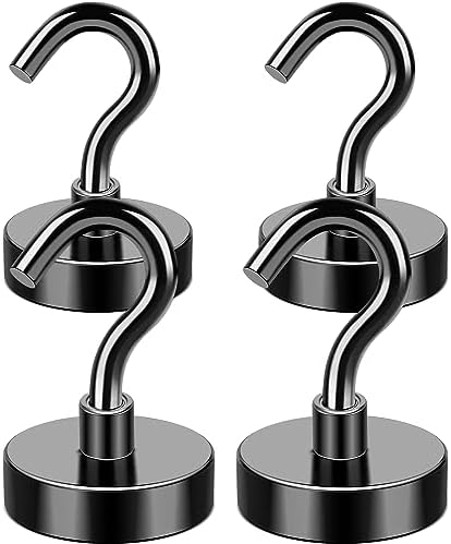 MIKEDE Magnetic Hooks 50LB+ Heavy Duty Magnet Hook by MIKEDE