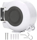 Retractable Double Clothesline – 49 ft x 2 Heavy Duty Clothes Line by HOXSURY