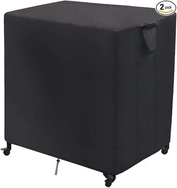Outdoor Prep Cart Cover for Nuuk 20" x 30" Pizza Oven Table,Patio Grill Table Covers for Movable Dining Cart Table,Waterproof Outdoor Cart Covers - 34 X 22 X 32 Inch