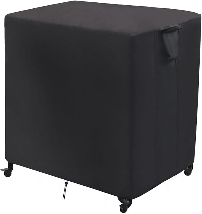 Outdoor Prep Cart Cover for Nuuk Pizza Oven Table,30 Inch Patio Grill Table Cover for Movable Dining Cart Table,Waterproof Outdoor Cart Covers - 30 X 16 X 30 Inch
