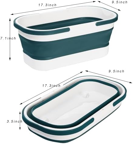 Yesland 2 Pack Collapsible Plastic Bucket - Image 2