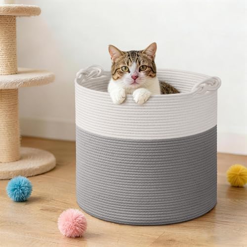 Goodpick Large Woven Rope Toy Storage Basket - Image 7