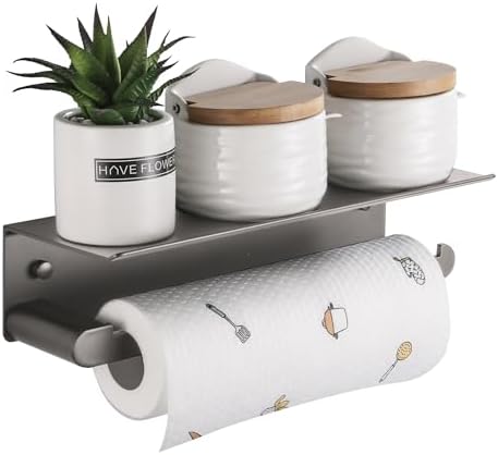 Wall Mount Paper Towel Holder by DUFU