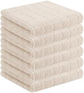 Homaxy 100% Cotton Terry Kitchen Towels, 6 Pack by Homaxy