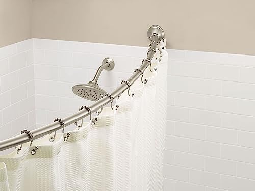 Moen Brushed Nickel Shower Curtain Rings - Image 5