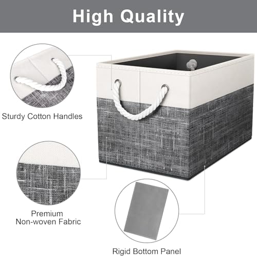 Fab totes Storage Bins 6-Pack, Foldable Storage Baskets - Image 3