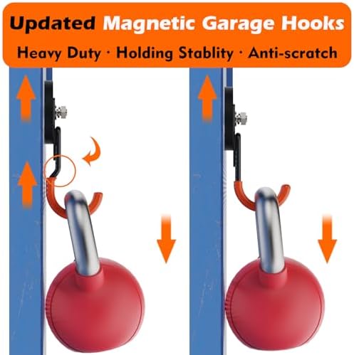 MUTUACTOR Updated Strong Magnet Hooks, 20lbs Anti-Scratch Heavy Duty Magnetic - Image 3