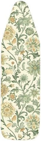 Yellow Green Floral Tabletop Ironing Board Cover Standard Ironing Board - Image 7