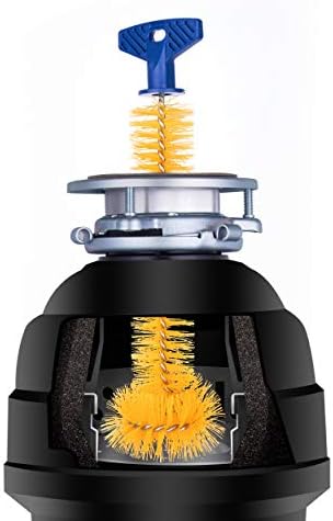 Mr. Scrappy 11" Universal Garbage Disposal Brush Sturdy Grip Handle Yellow - Image 3