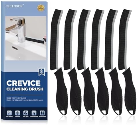 CLEANGOR Crevice Cleaning Brushes, Cleaner Scrub Brush Tool by Cleangor