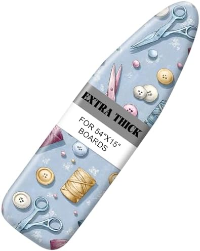 Ironing Board Cover 15"x54", Standard Ironing Board Replacement Cover, Easy Fit by seewan
