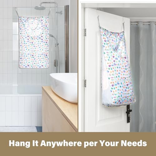 Kay&J Hanging Laundry Hamper, - Image 2