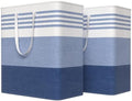 WOWBOX 2 Pack Laundry Baskets, Collapsible Dirty Clothes Laundry Hampers by WOWBOX