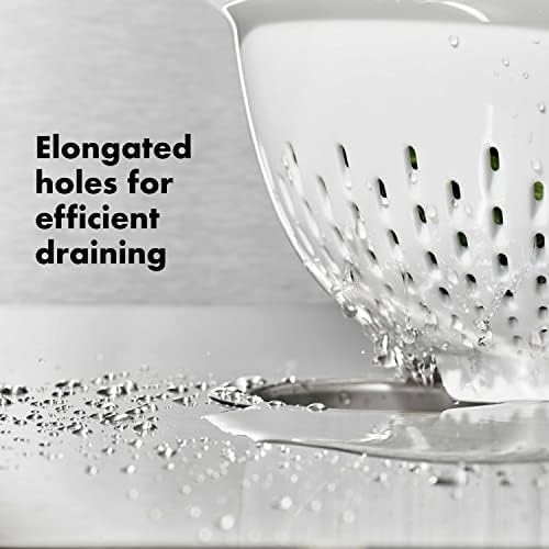 OXO Good Grips 3 QT Plastic Colander - Image 4