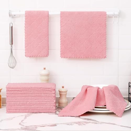 Homaxy 12 Pack Super Soft Absorbent Dish Towels - Image 5