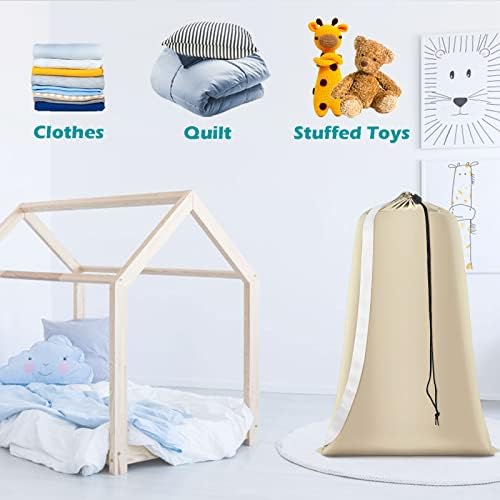 Coomee Heavy Duty Laundry Bag, 2 Pack XL Nylon Laundry Bags - Image 6