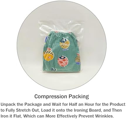 12" x 32" Small Tabletop Ironing Board Cover and Pad, 3 Pairs of Hook and Loop - Image 5