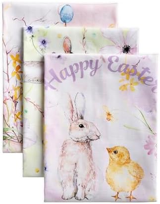 Maison d' Hermine Kitchen Towels Set of 3 Reusable 100% Cotton 27.50" x 20" by MaisondHermine