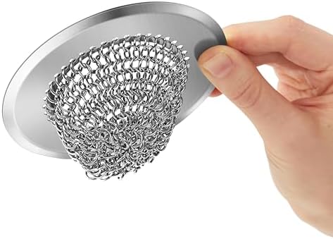 2 Pack Chainlink Kitchen Sink Drain Strainer 4.4 Inch - Image 2