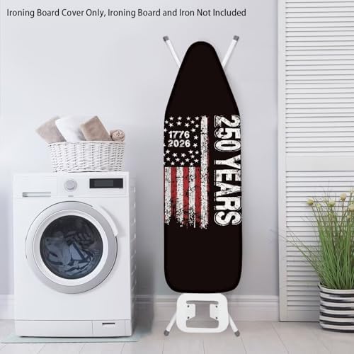 US 250 Years Ironing Board Cover and Pad, Stretch Thick Scorch Resistant - Image 3