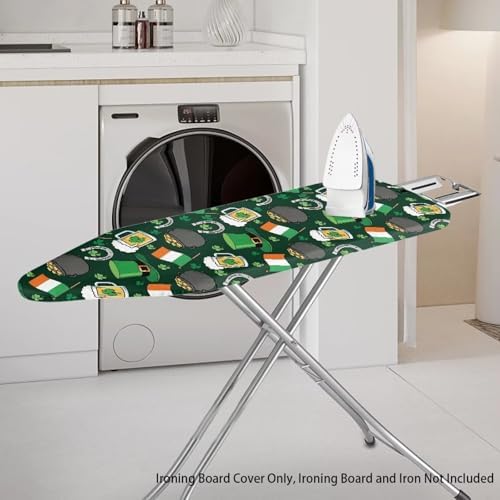 Irish Flag Shamrock Ironing Board Cover, Stretch St. Patrick's Day Hat Beer - Image 2