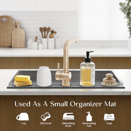 eormoe 30 inch Kitchen Faucet Absorbent Mat - Image 5