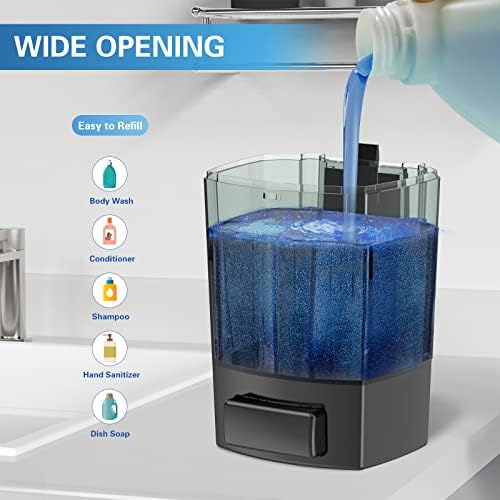 SVAVO Wall Mounted Soap Dispenser Kitchen Bathroom Manual Soap Dispenser - Image 3