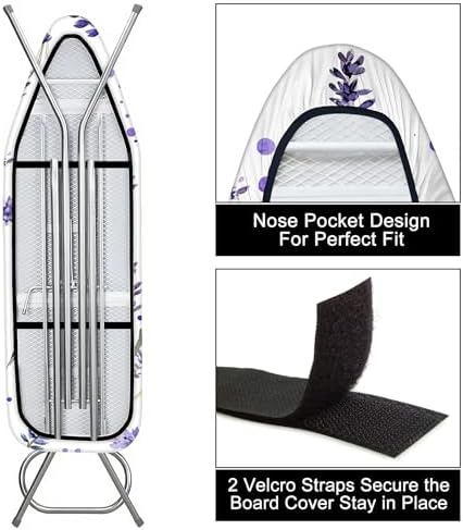 Ironing Board Cover 15"x54"，Standard Ironing Board Replacement Cover，Easy Fit - Image 3