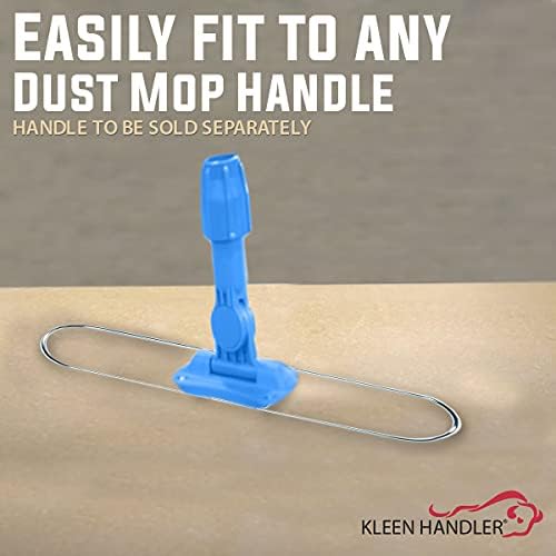 KLEEN HANDLER Commercial 18-Inch Clip On Dust Mop Frame, Bulk Pack of 12 - Image 5
