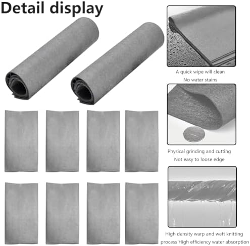 10 Pcs Thickened Magic Microfiber Cleaning Cloths, Lint Free Streak Free - Image 4
