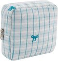 RSRSLEII Mini Quilted Striped Makeup Pouch by RSRSLEII