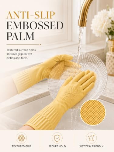 Disfore Rubber-Gloves Dishwashing Gloves - Image 7