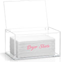 Acrylic Dryer Ball Holder Dispenser Container, Bonus Pink Labels Included by SUBEKYU