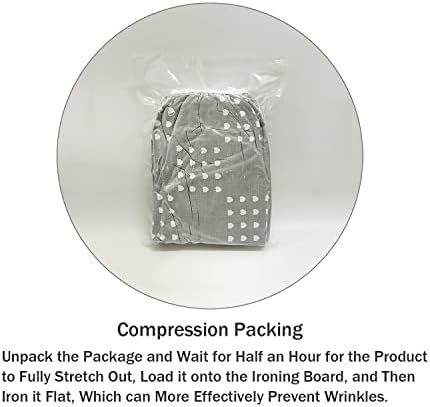 Ironing Board Cover and Pad Standard Size 15 x 54, 3 Pairs of Hook and Loop - Image 6
