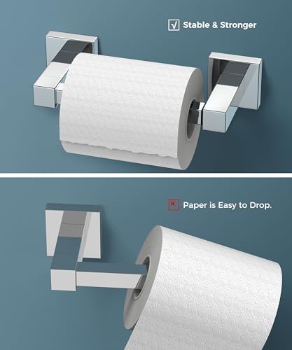FORIOUS Commercial Toilet Paper Holder Wall Mount Bathroom Tissue Holder - Image 4
