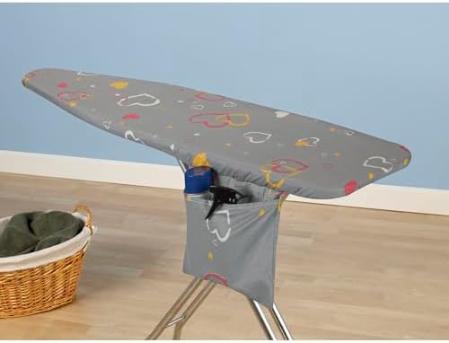 Household Essentials Ultra Ironing Board Cover and Pad, Hearts Print - Image 2
