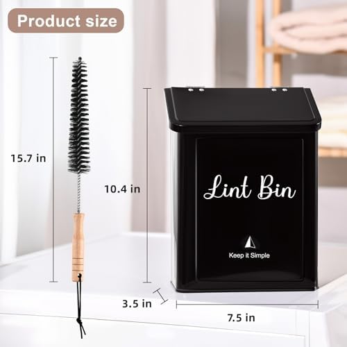 SUBEKYU Magnetic Lint Bin for Laundry Room Organization and Storage - Image 6